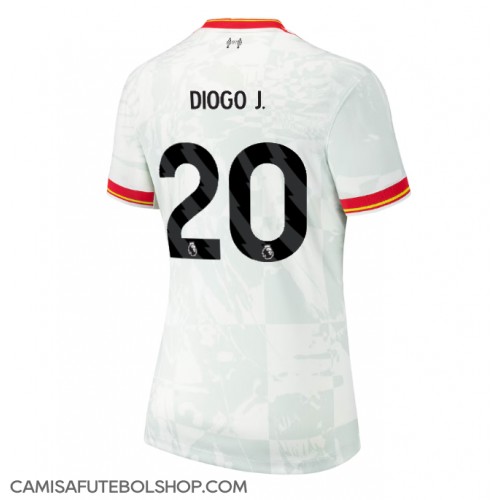 Camisa de time de futebol Liverpool Diogo Jota #20 Replicas 3º Equipamento Feminina 2024-25 Manga Curta